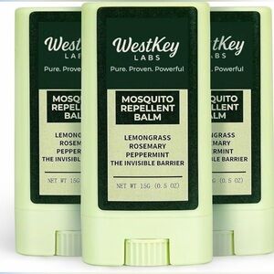 Mosquito Repellent Balm Stick – 3-Pack (0.5oz Each) – DEET-Free, Plant-Based